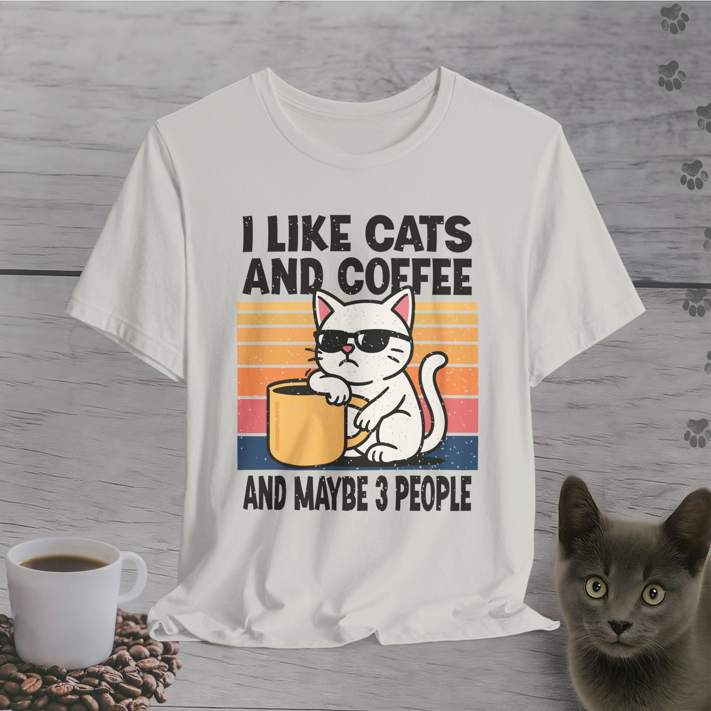 Sassy Cat and Caffeine T-Shirt