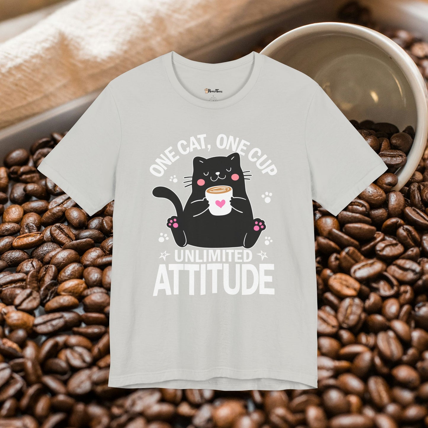 Feline Fueled Coffee T-Shirt