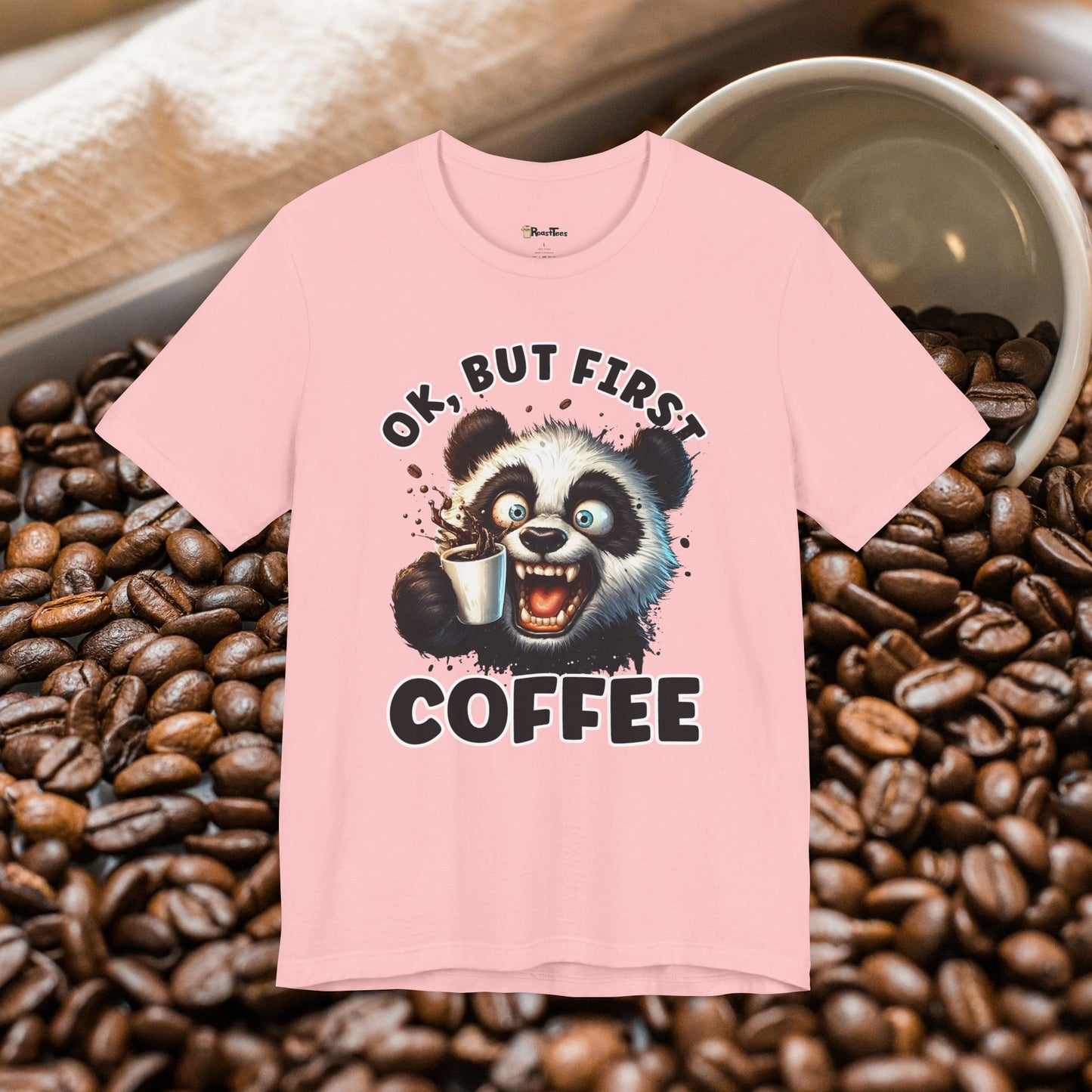 But First Coffee Panda T-Shirt