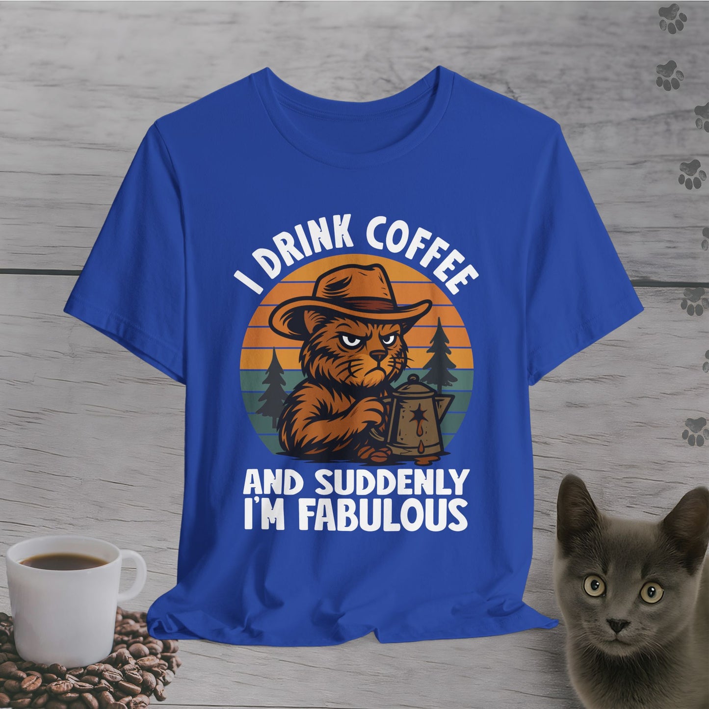 Fabulous Cowboy Cat T-Shirt