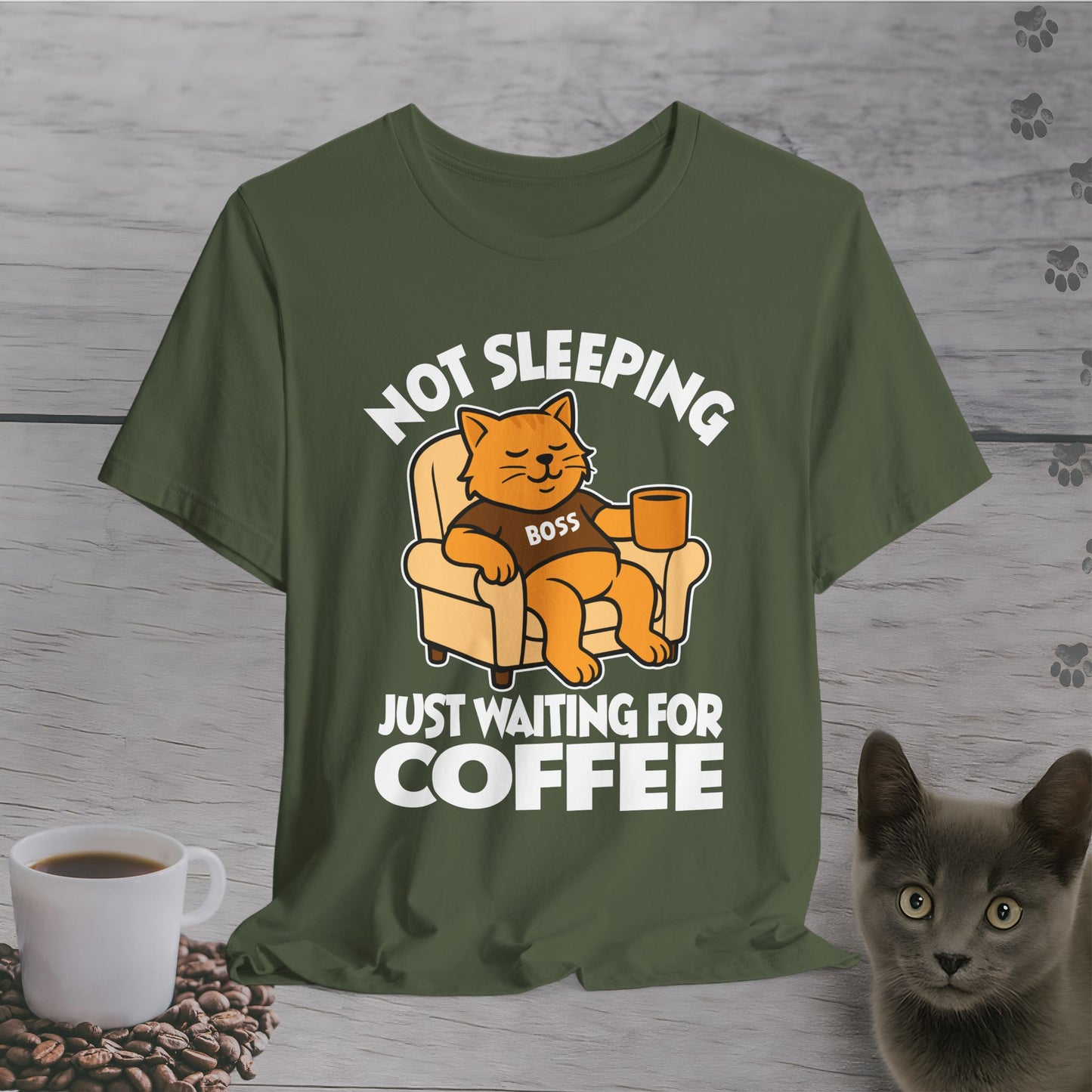Waiting for Coffee Like a Boss T-Shirt