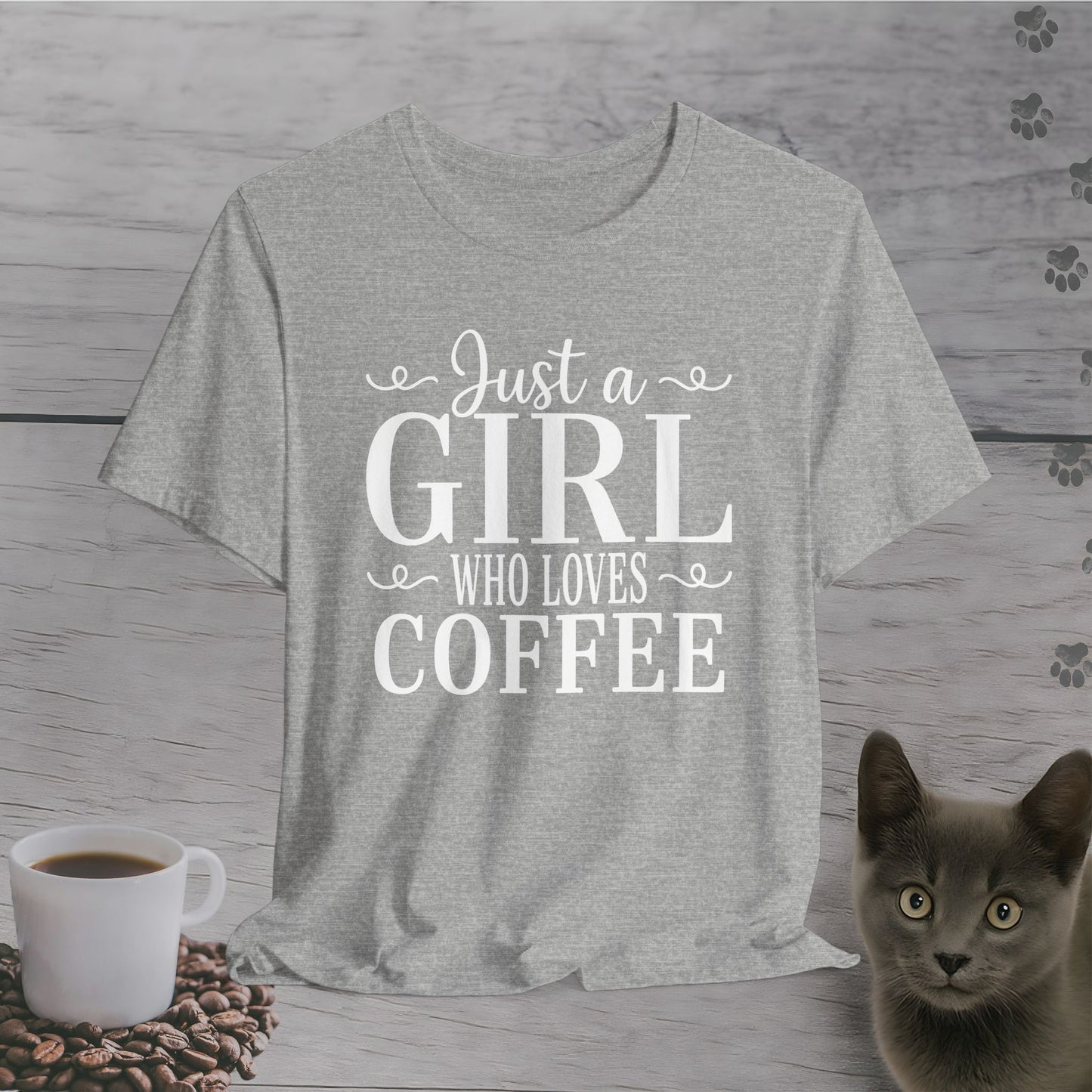 Sweet Just a Girl Who Loves Coffee T-Shirt