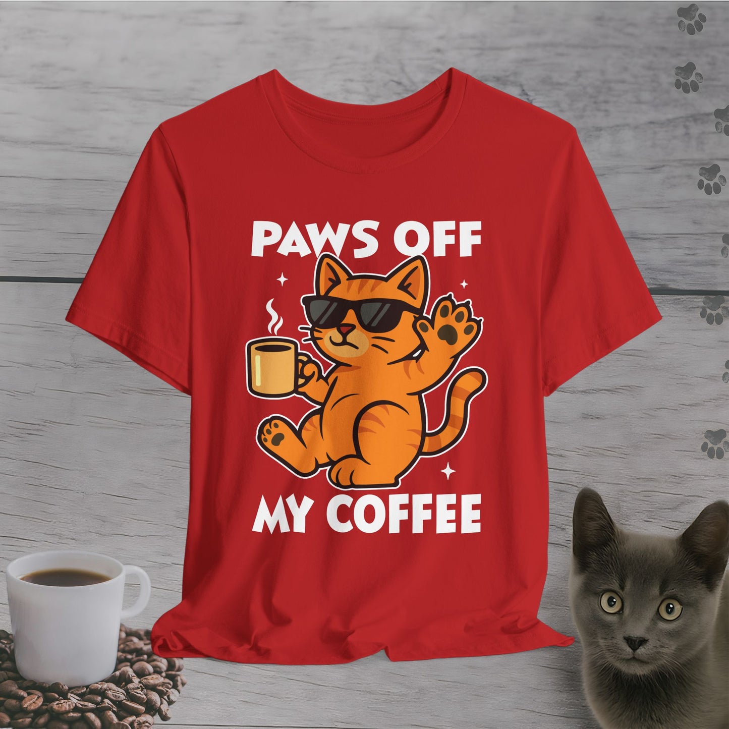 Paws Off My Coffee T-Shirt