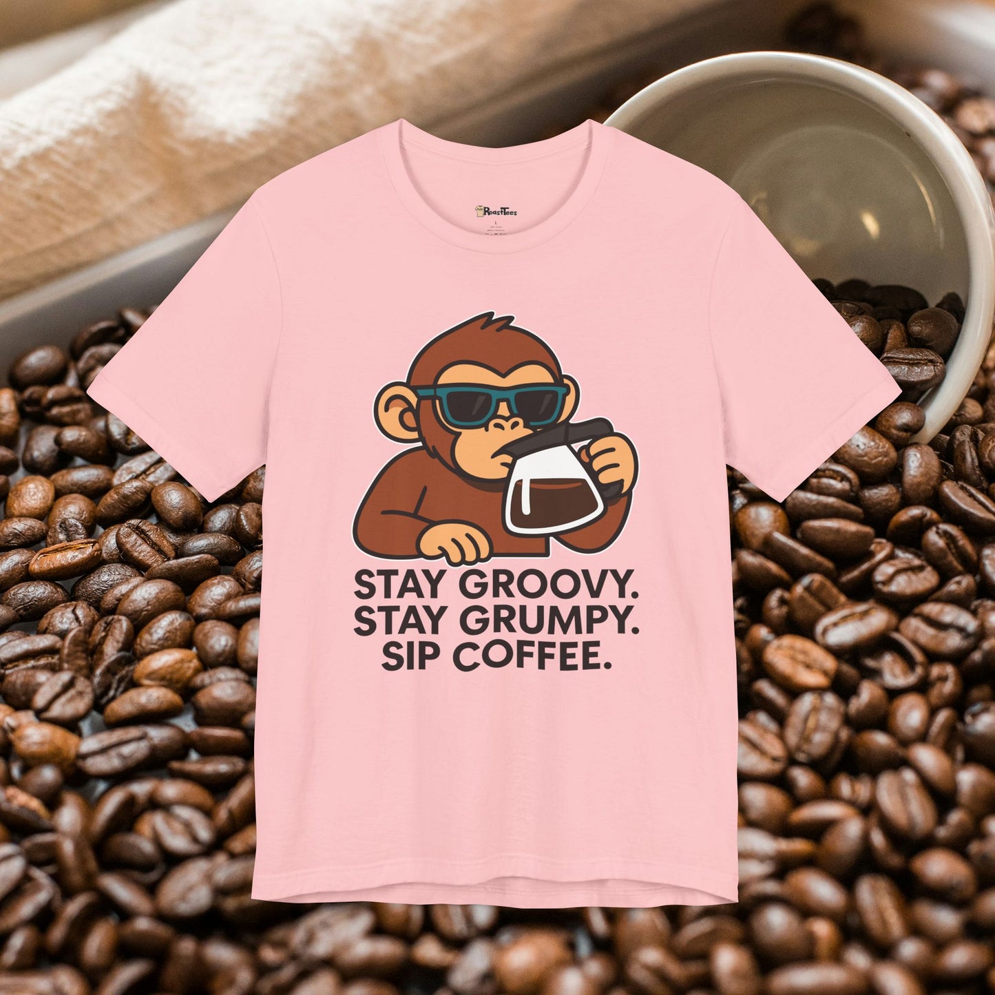 Groovy and Grumpy Coffee T-Shirt