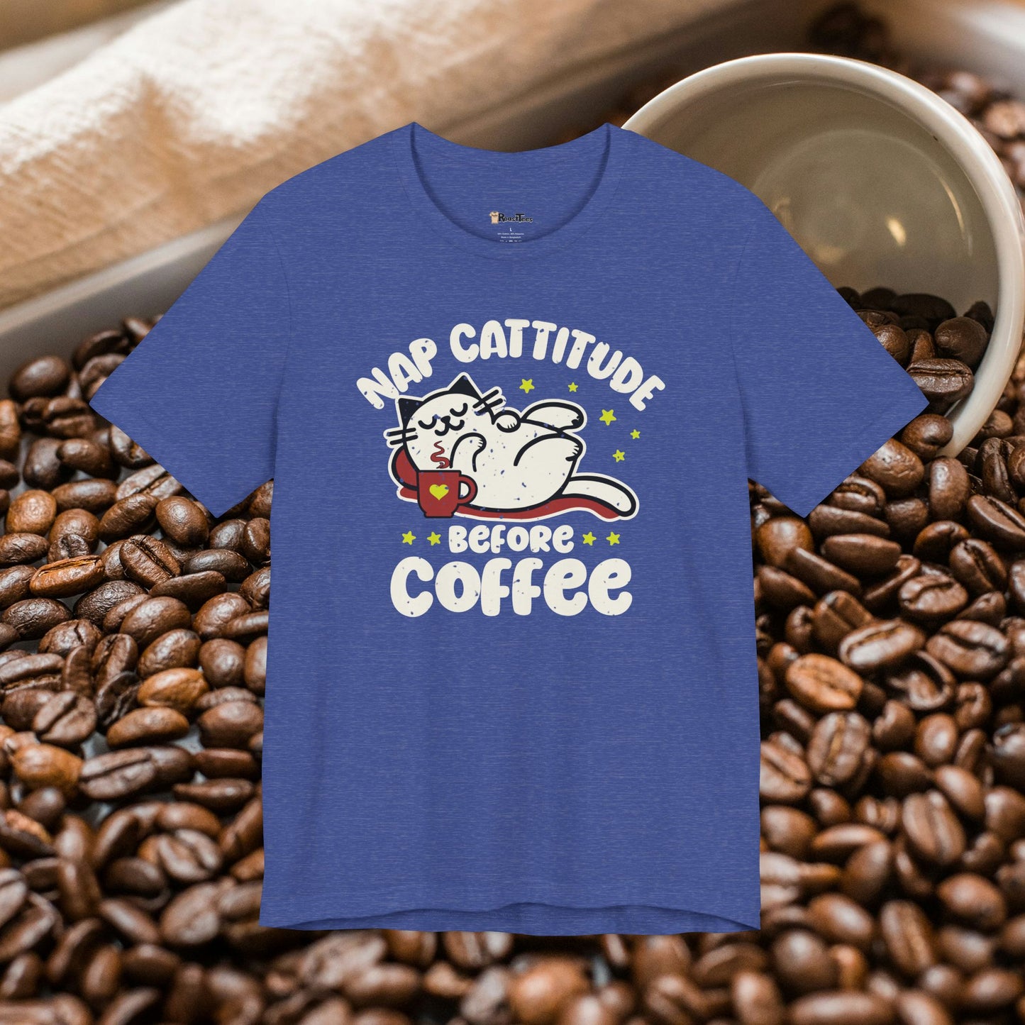 Nap Cattitude Before Coffee T-Shirt