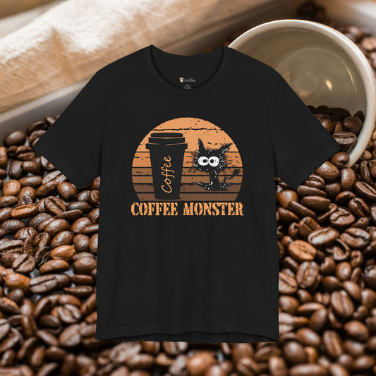 Caffeinated Coffee Monster T-Shirt