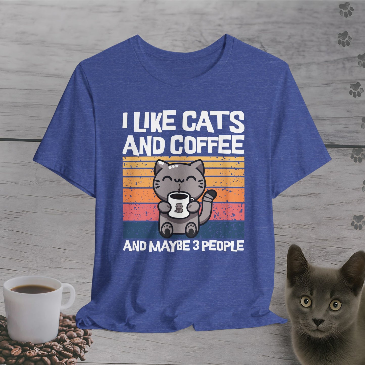 I Like Cats and Coffee T-Shirt