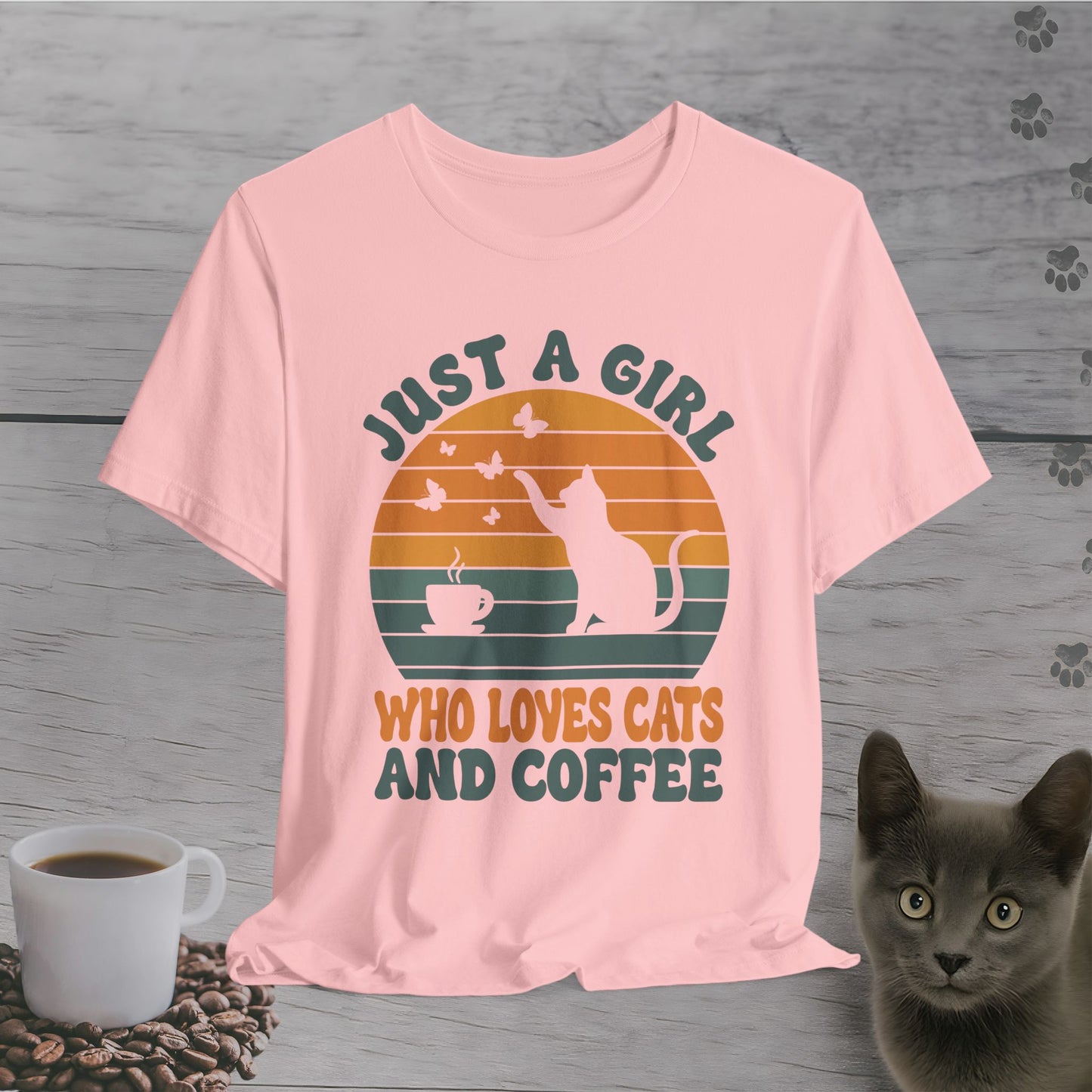 Coffee and Cats Forever T-Shirt
