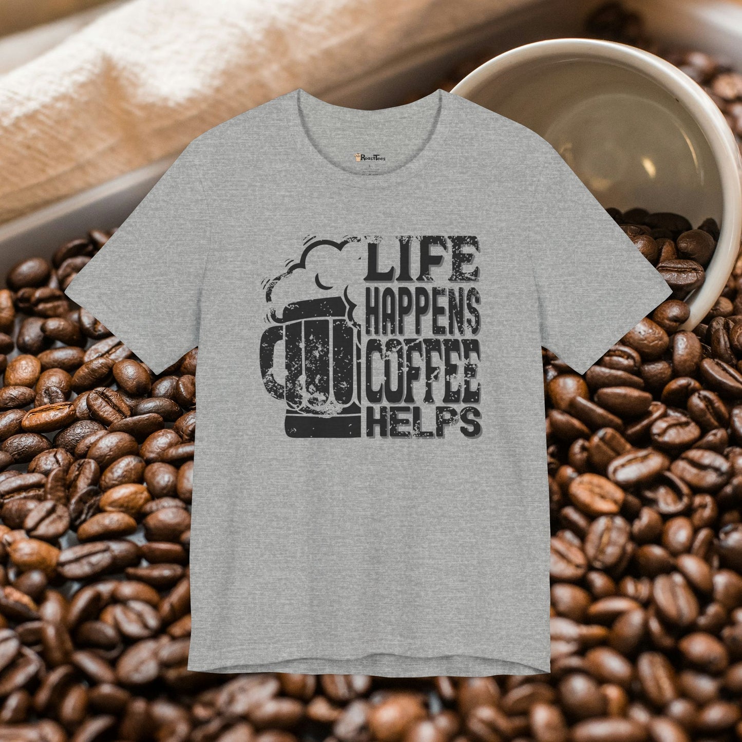 Ironic Coffee Helps T-Shirt