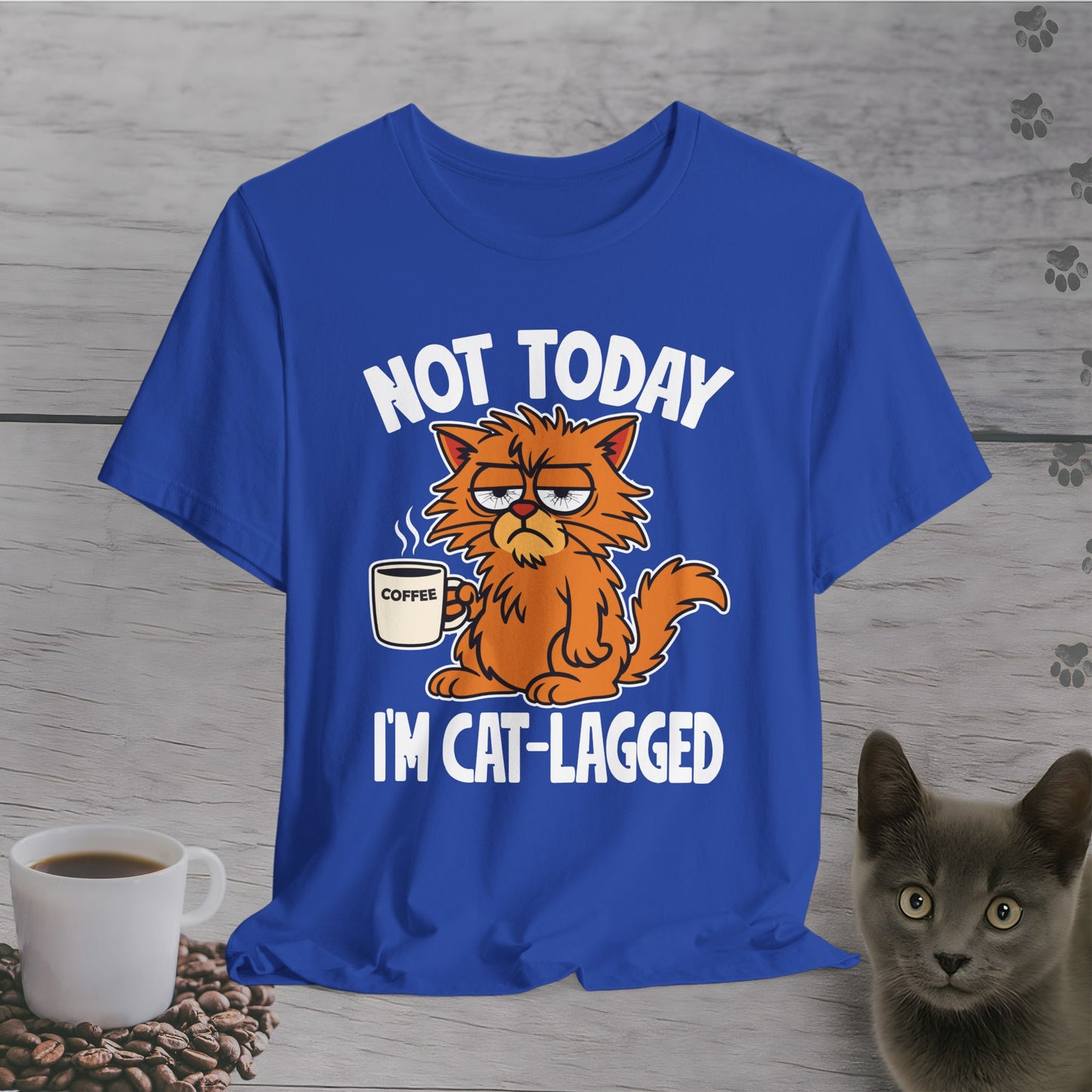 Not Today I'm Cat-Lagged T-Shirt