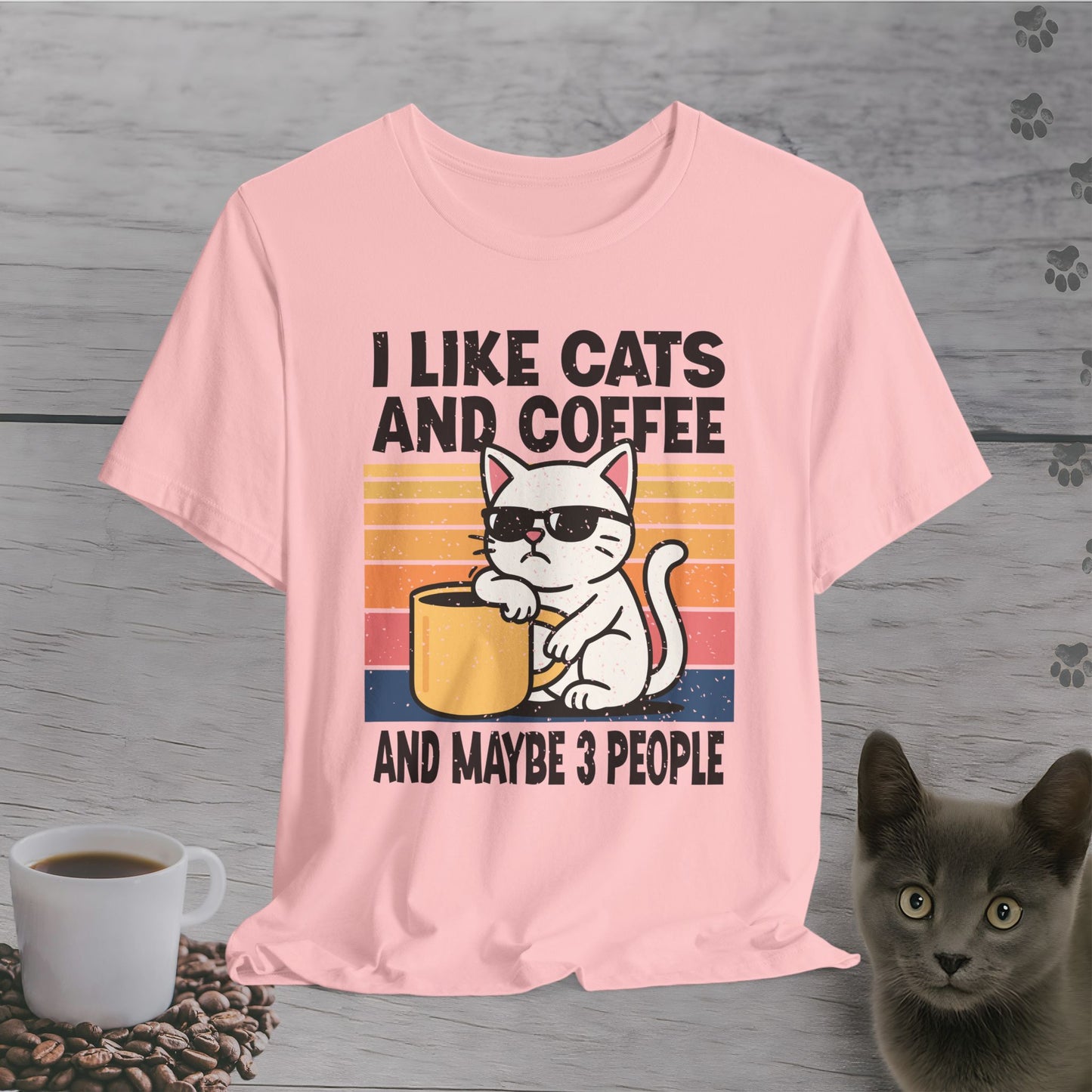 Sassy Cat and Caffeine T-Shirt