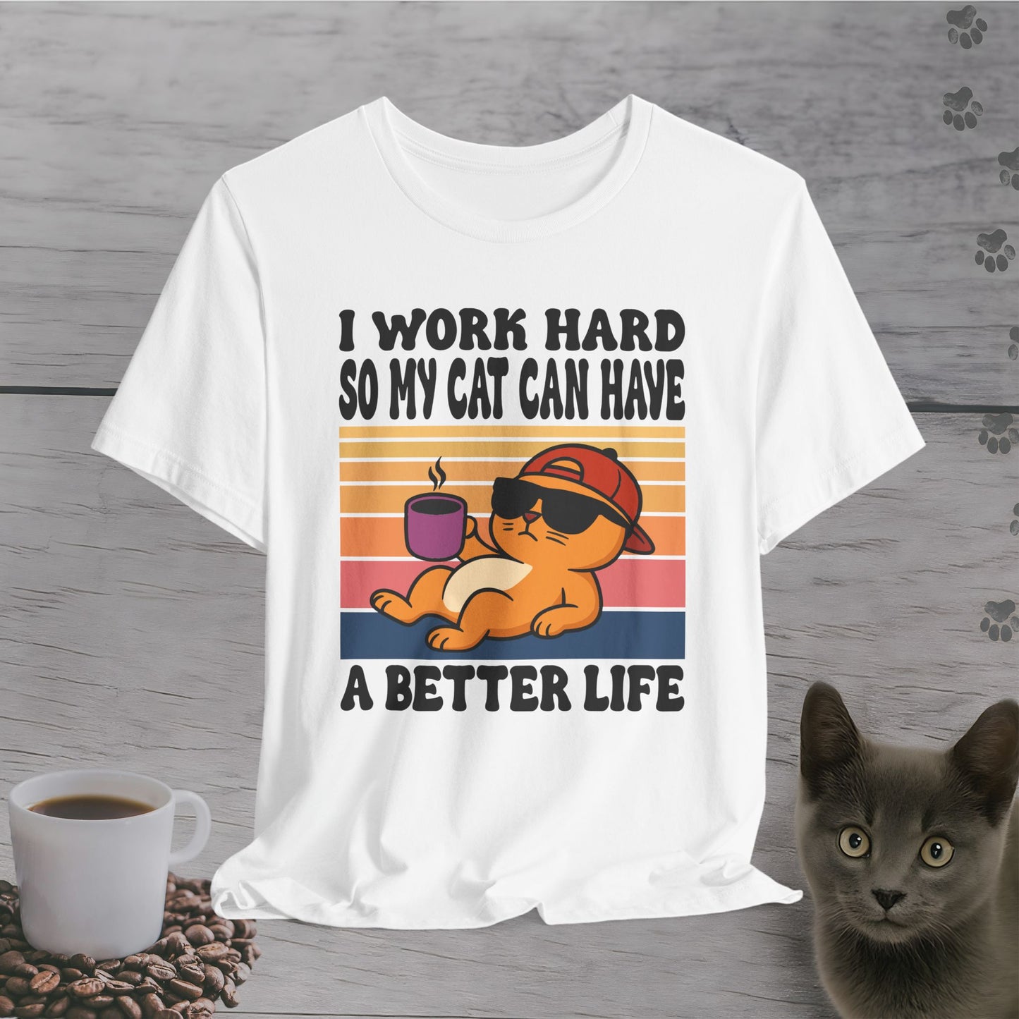 Working for the Cat T-Shirt