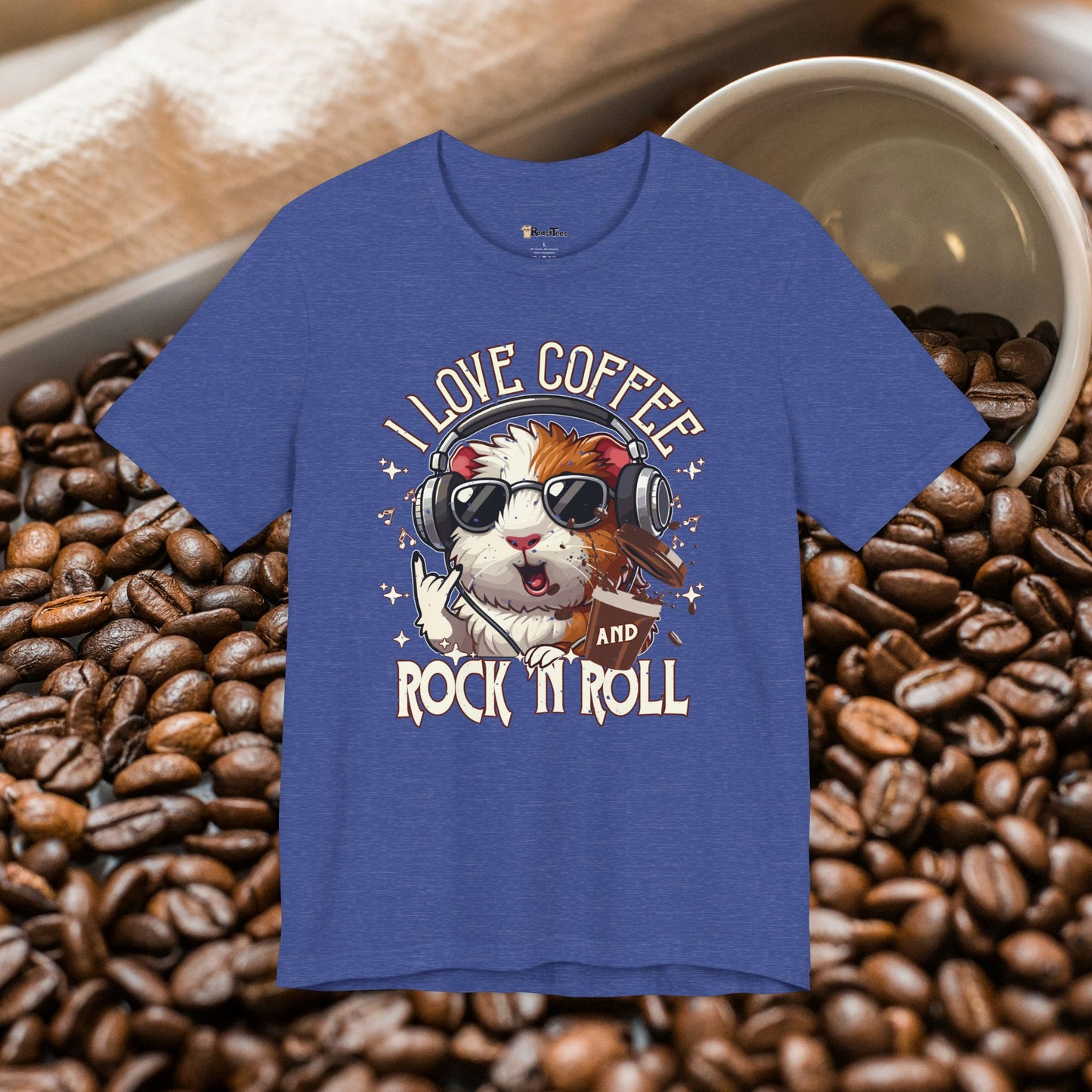 I Love Coffee and Rock 'n Roll T-Shirt