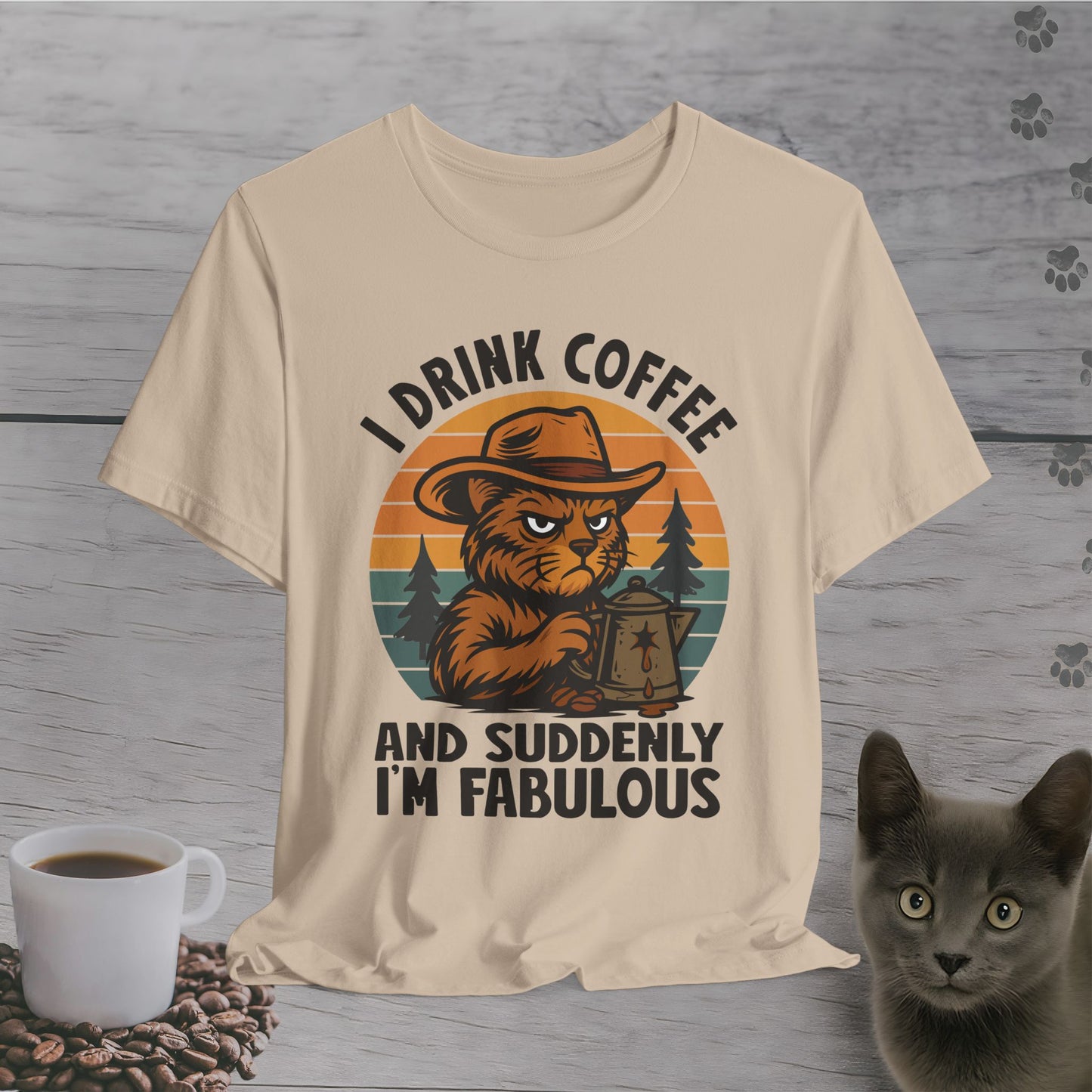 Fabulous Cowboy Cat T-Shirt