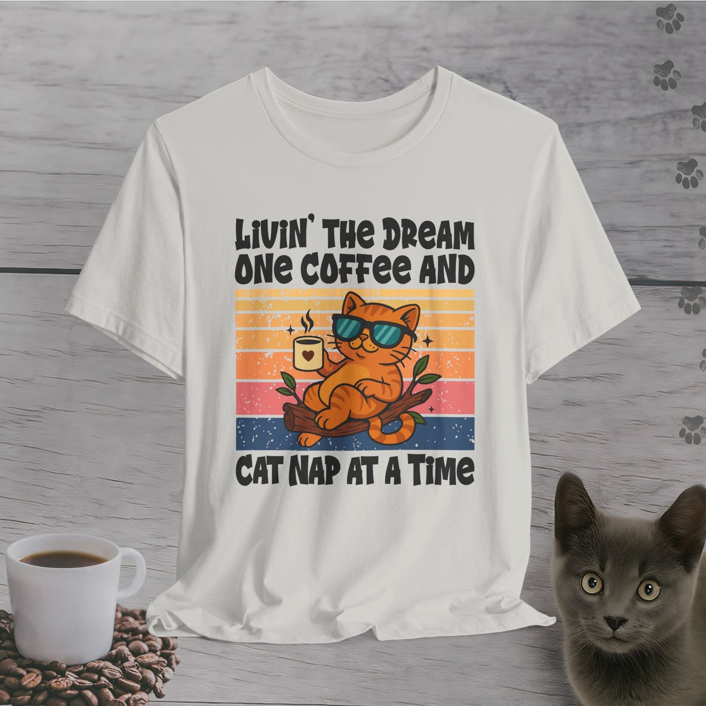 Sip Nap Cat Repeat T-Shirt