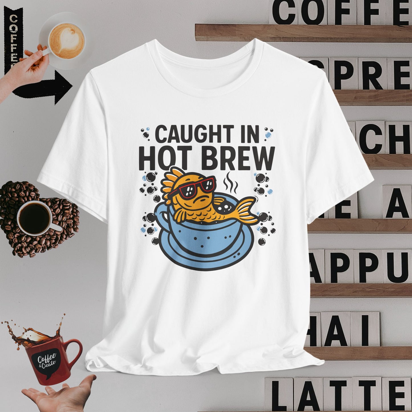 Caught in Hot Brew T-Shirt