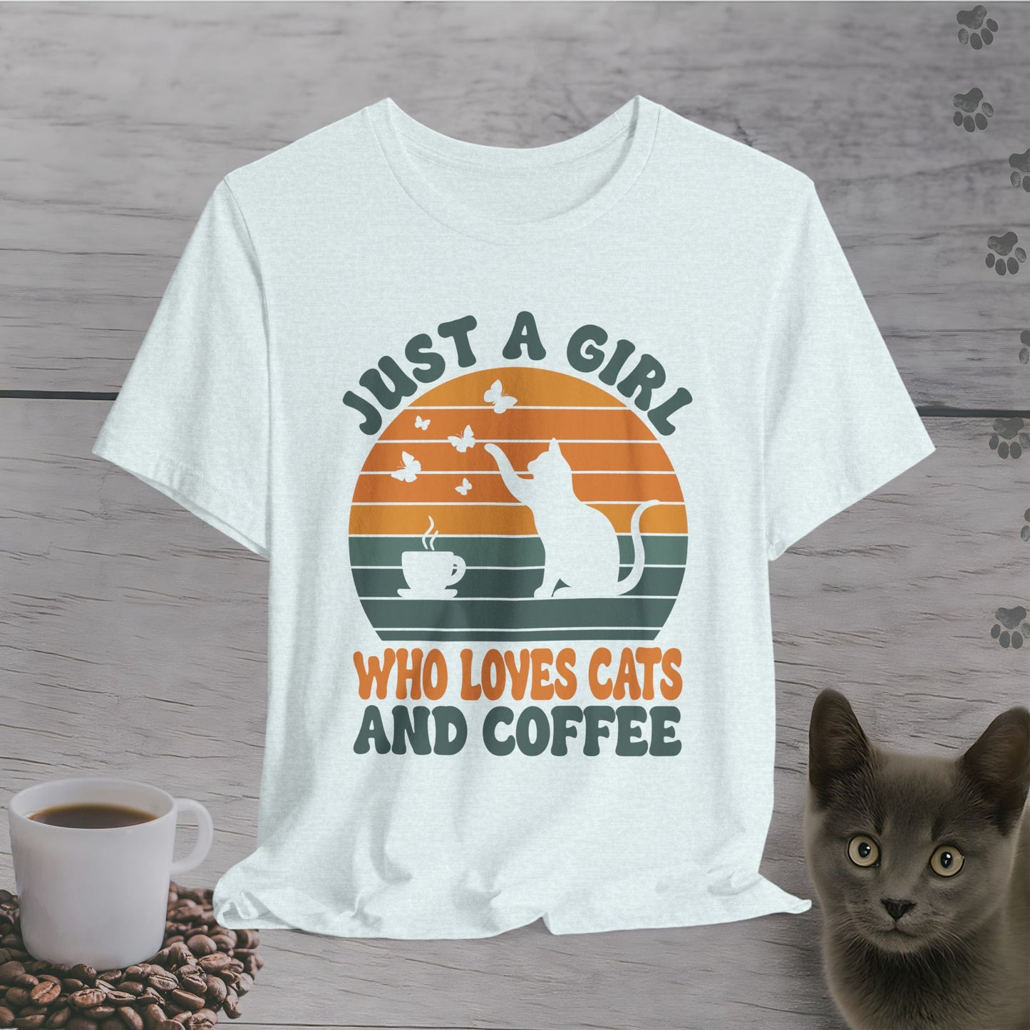 Coffee and Cats Forever T-Shirt