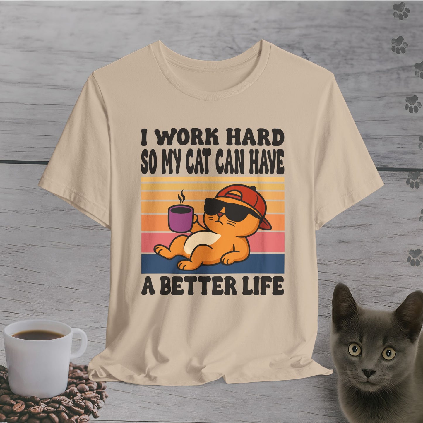 Working for the Cat T-Shirt