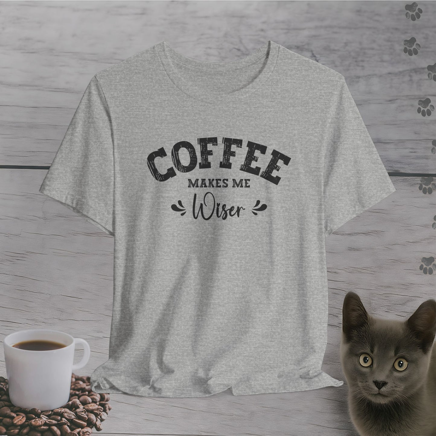 Coffee Makes Me Wiser T-Shirt