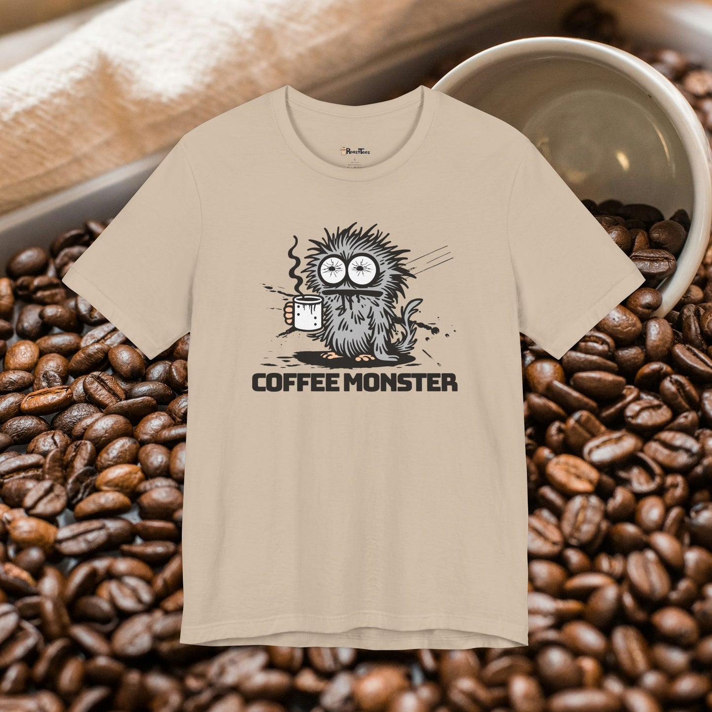 Messy Coffee Monster T-Shirt