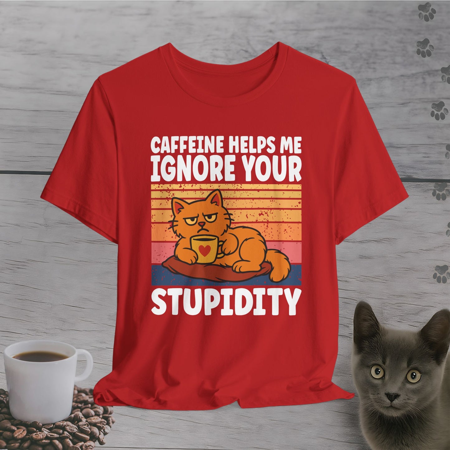 Sarcastic Judgment Cat T-Shirt