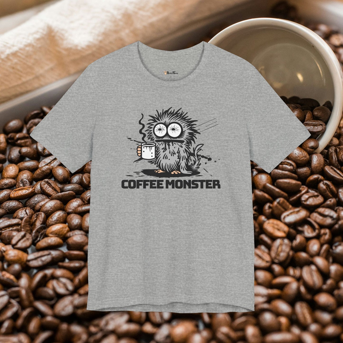 Messy Coffee Monster T-Shirt