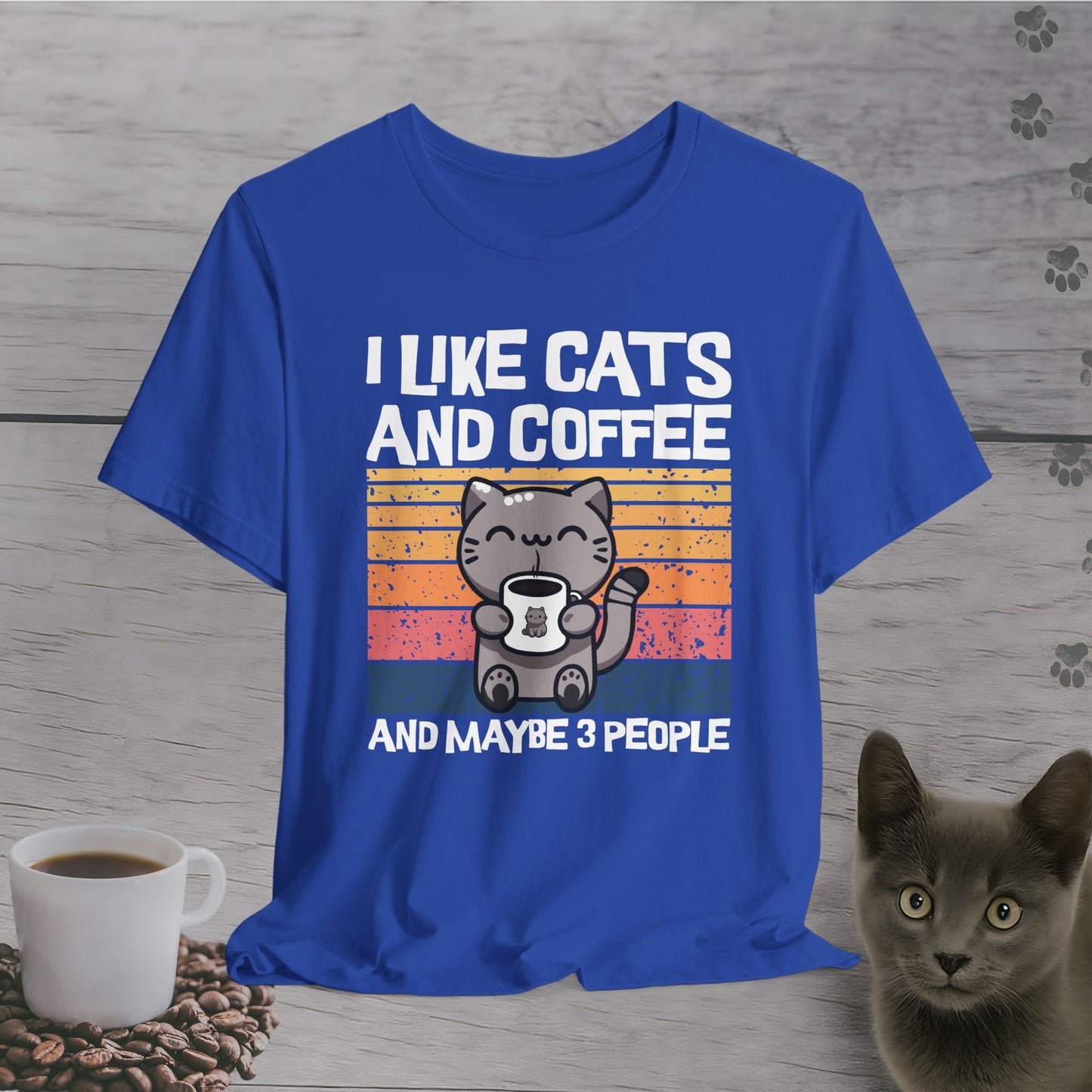 I Like Cats and Coffee T-Shirt