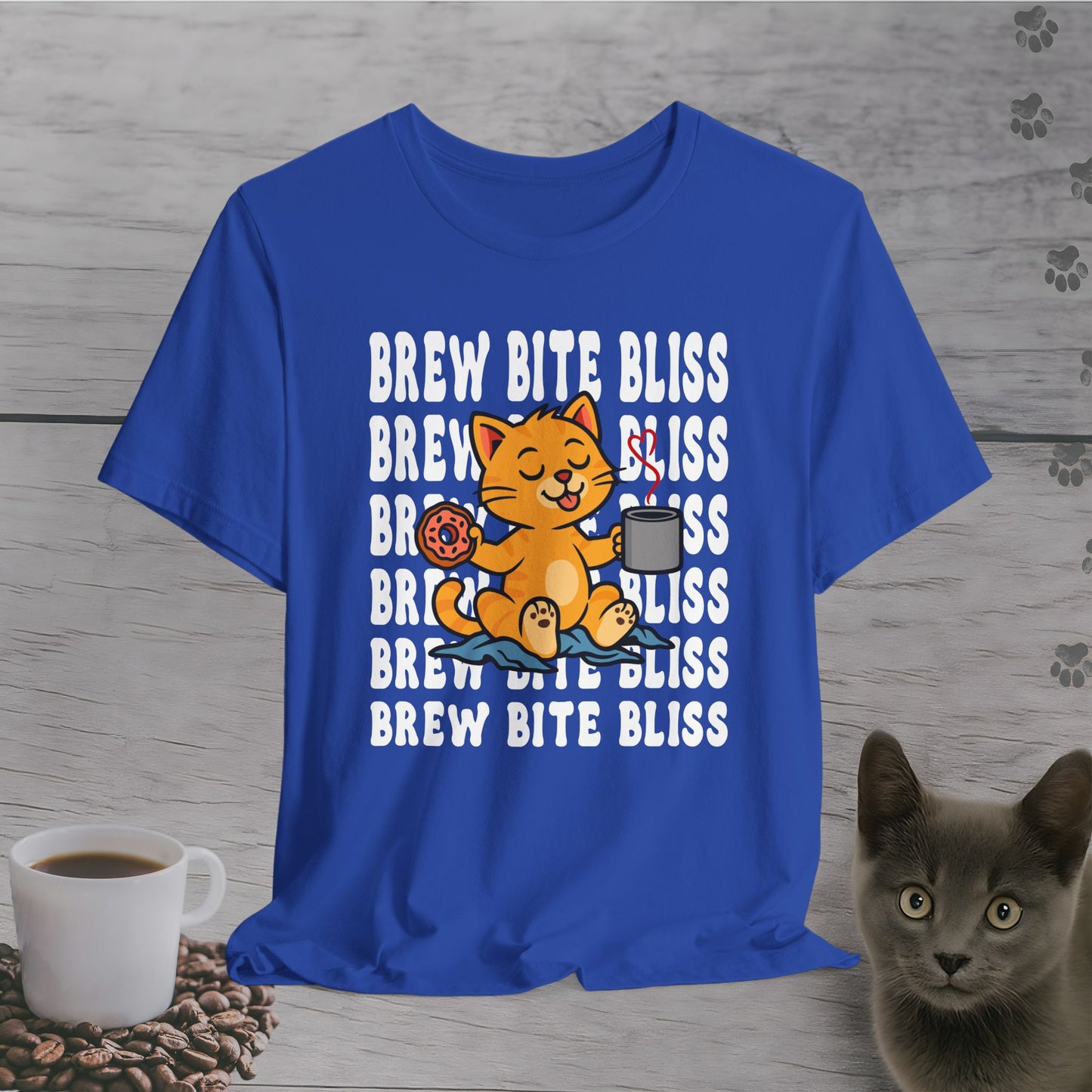 Brew Bite Bliss Cat T-Shirt