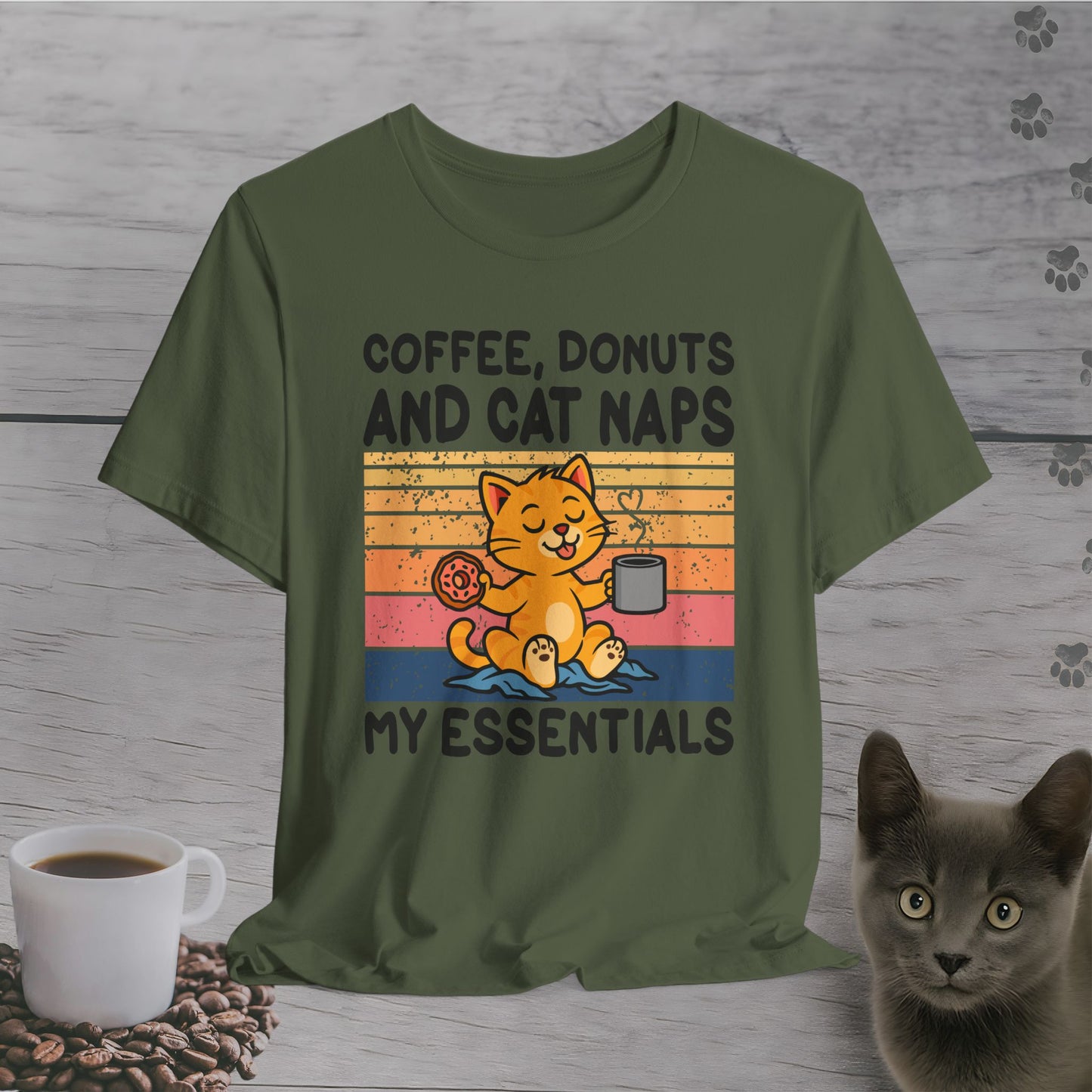 Donuts and Cat Naps T-Shirt