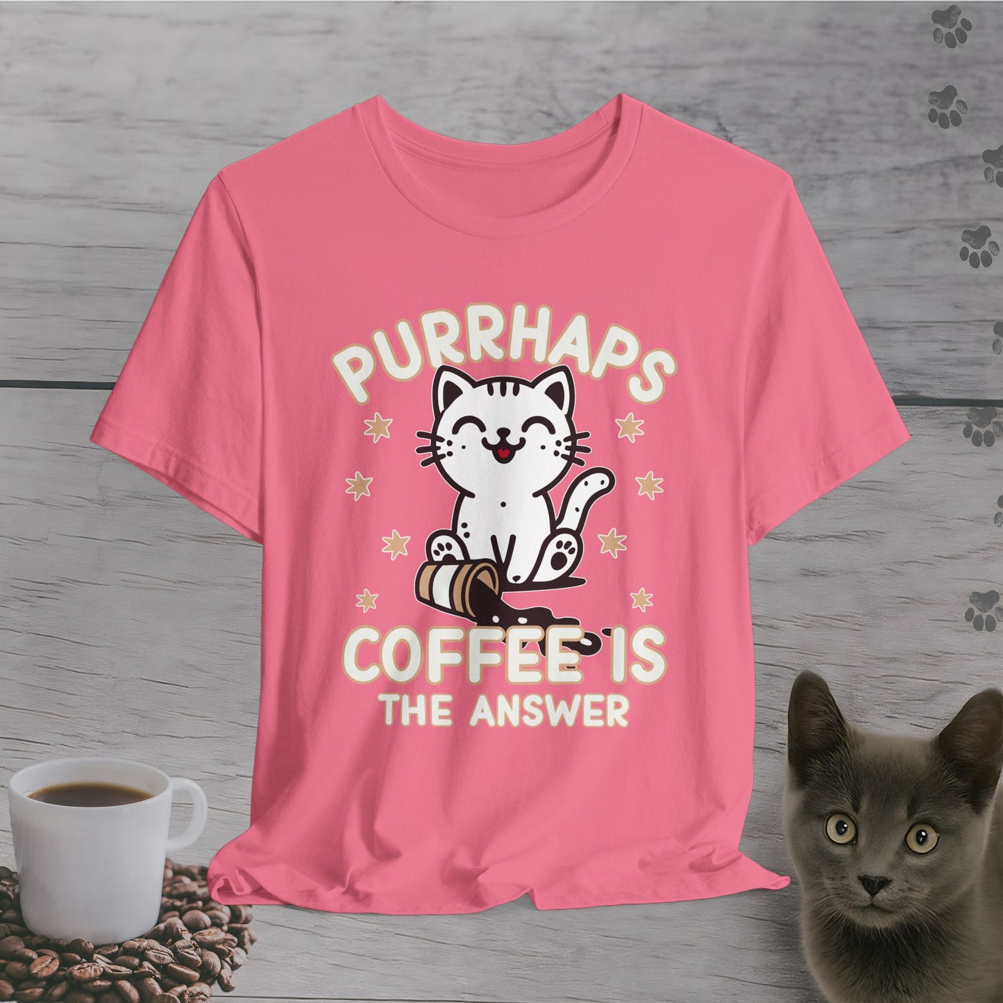 Purrhaps Coffee is The Answer T-Shirt
