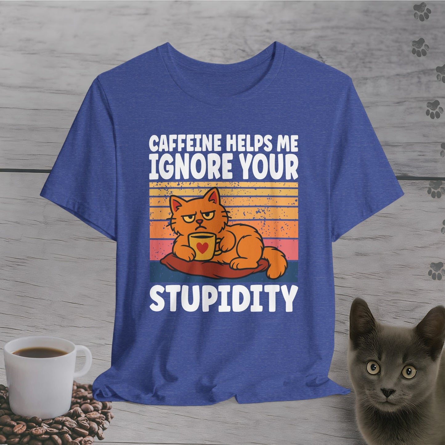 Sarcastic Judgment Cat T-Shirt
