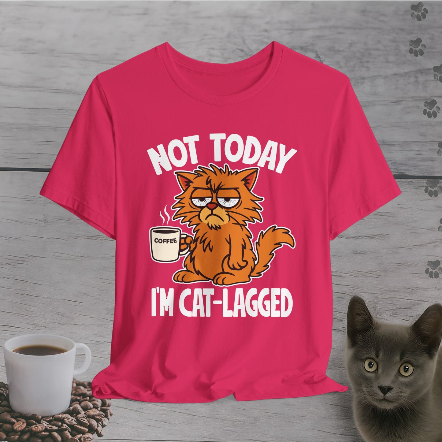 Not Today I'm Cat-Lagged T-Shirt