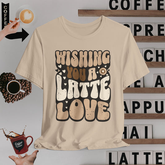 Retro Latte Love T-Shirt