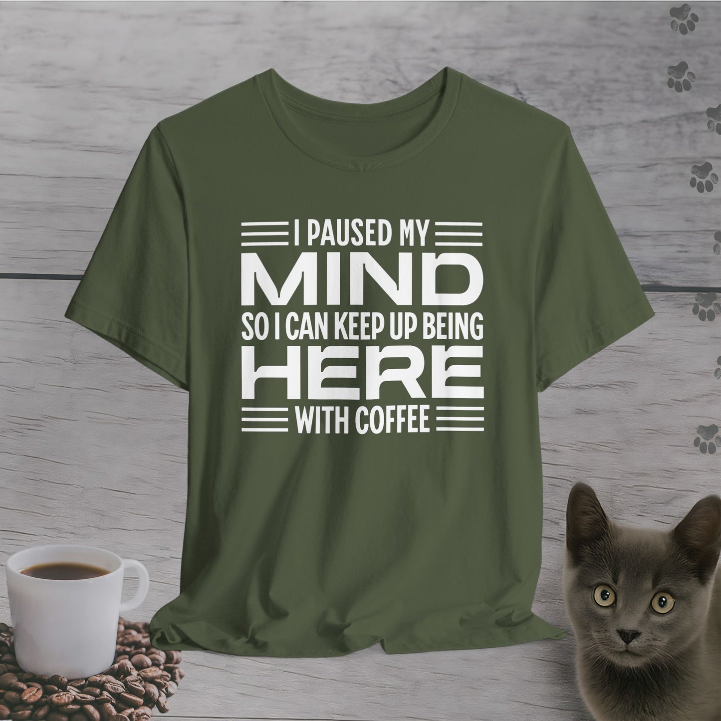 Peaceful Mind, Coffee Time T-Shirt