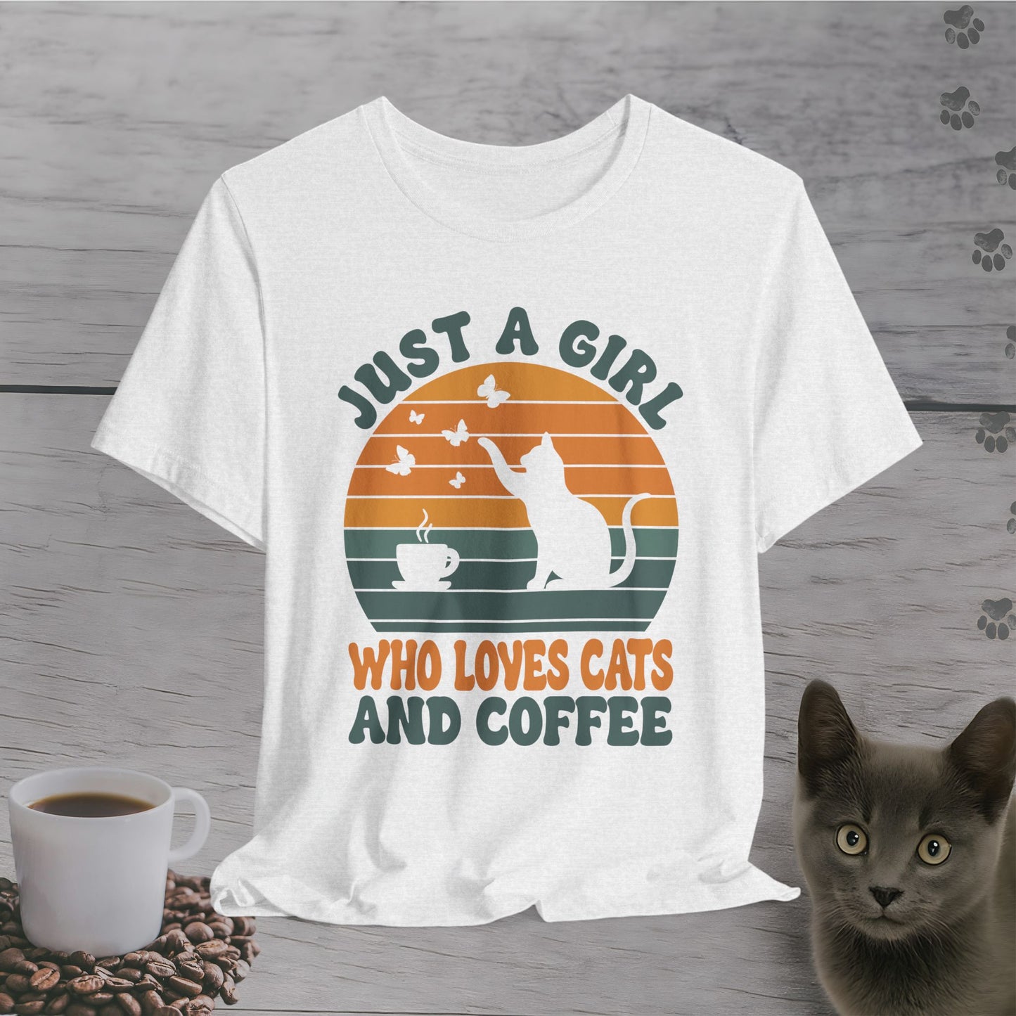 Coffee and Cats Forever T-Shirt