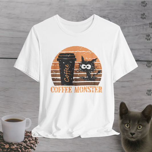 Caffeinated Coffee Monster T-Shirt