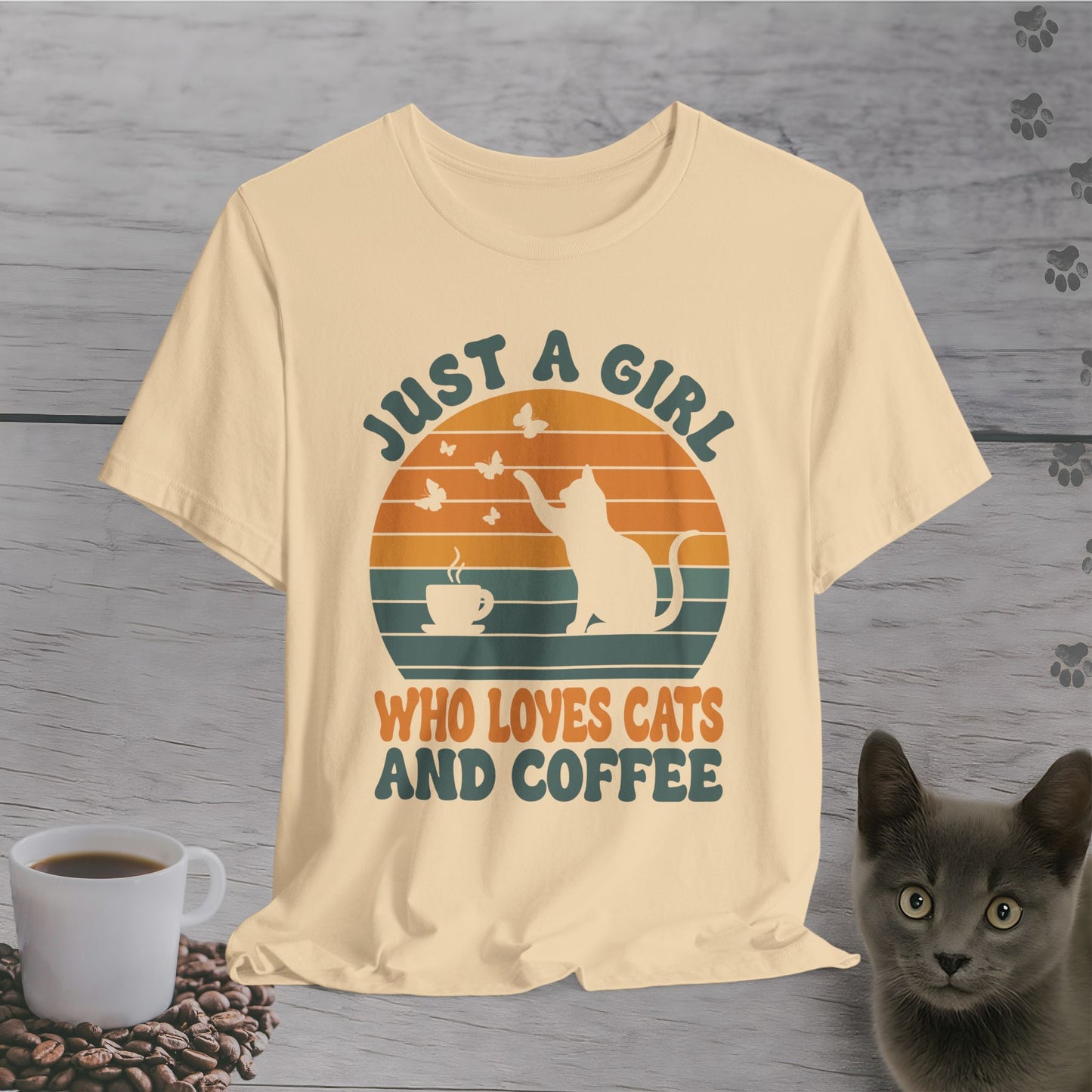 Coffee and Cats Forever T-Shirt