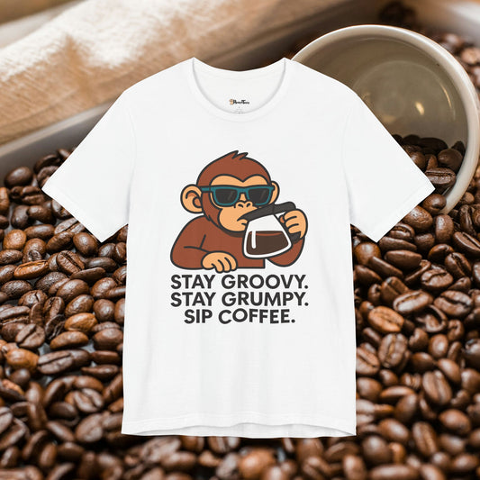 Groovy and Grumpy Coffee T-Shirt