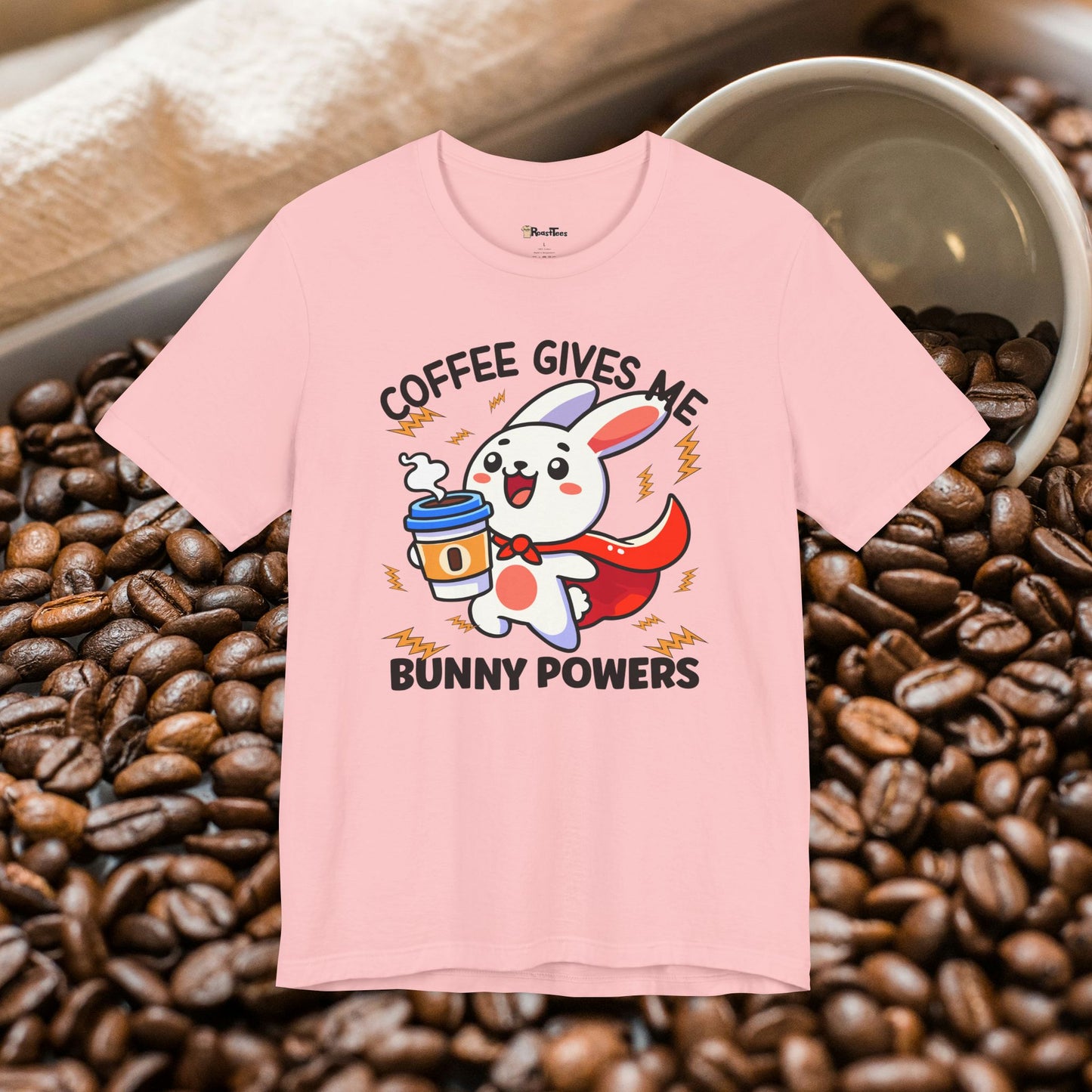 Coffee Gives Me Bunny Powers T-Shirt