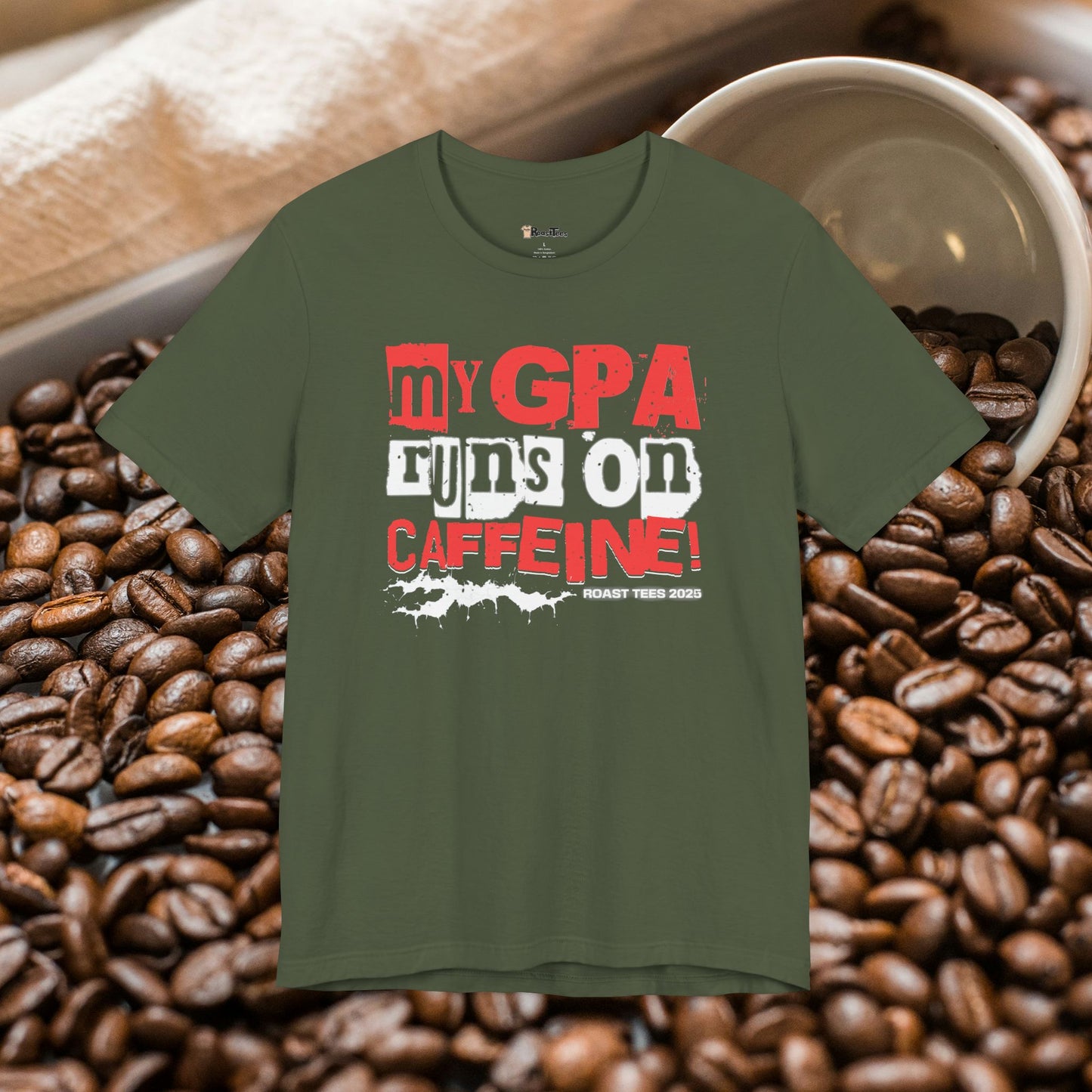 My GPA Runs on Caffeine T-Shirt