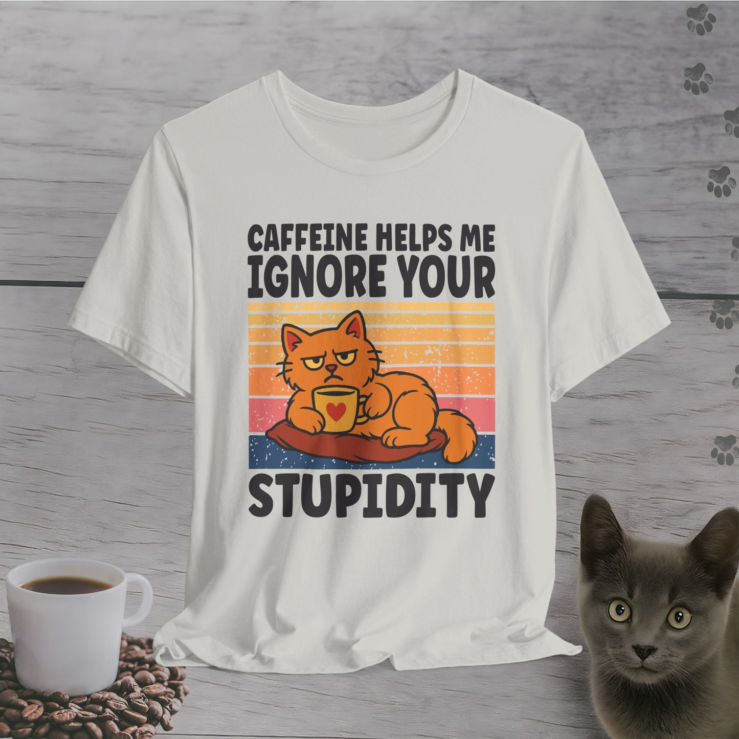 Sarcastic Judgment Cat T-Shirt