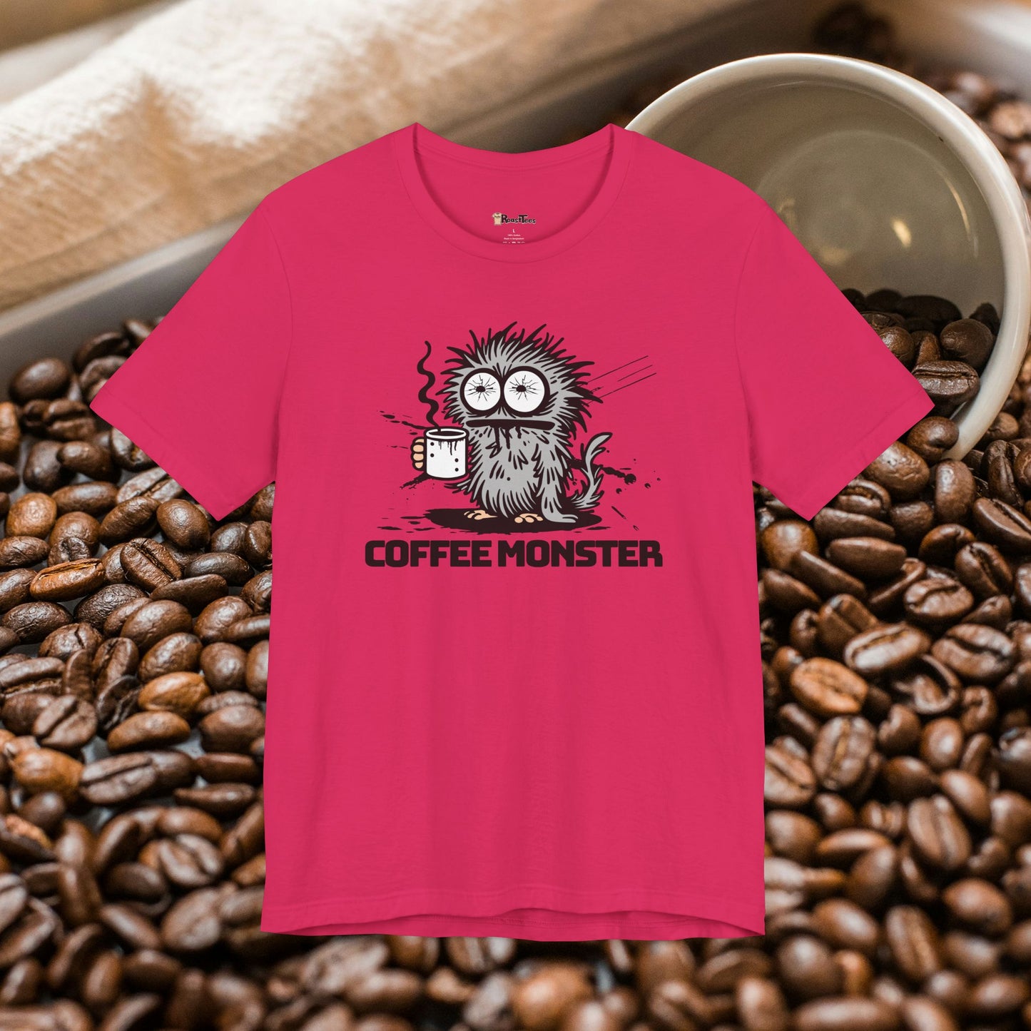 Messy Coffee Monster T-Shirt