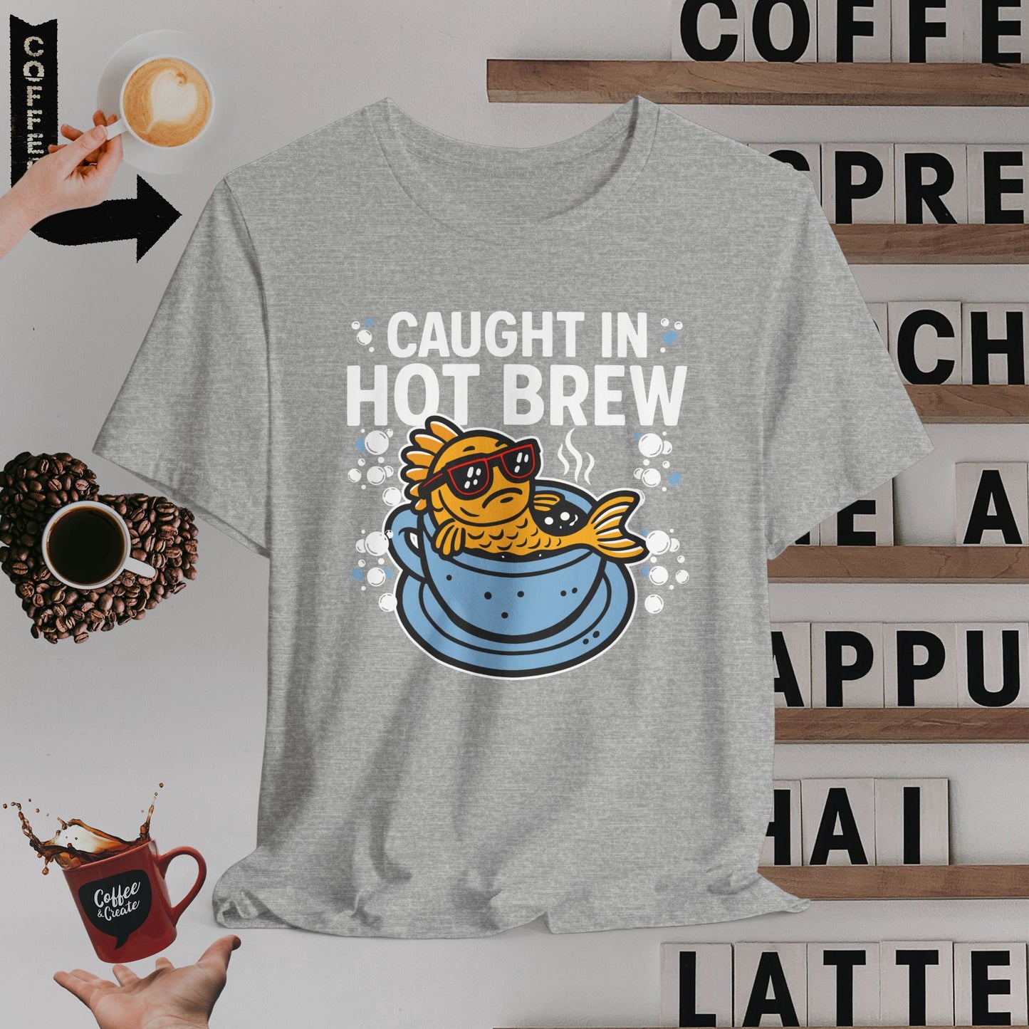 Caught in Hot Brew T-Shirt