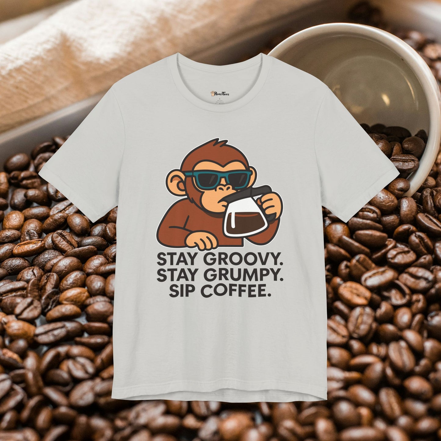 Groovy and Grumpy Coffee T-Shirt