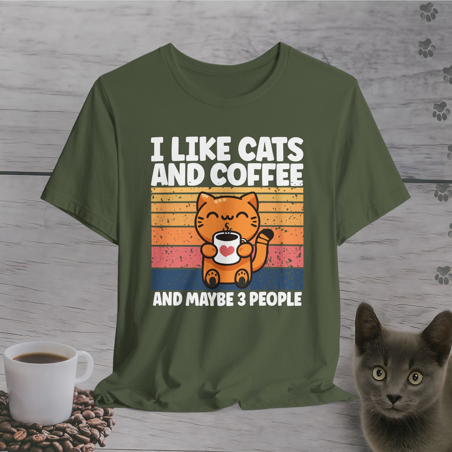 I Like Coffee and Maybe 3 People T-Shirt