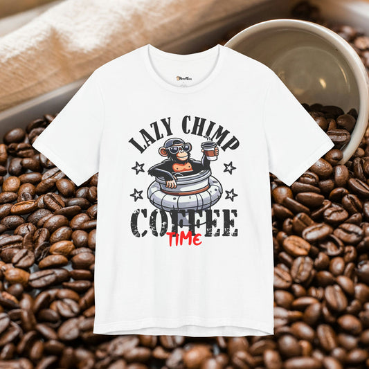 Lazy Chimp Coffee Time T-Shirt
