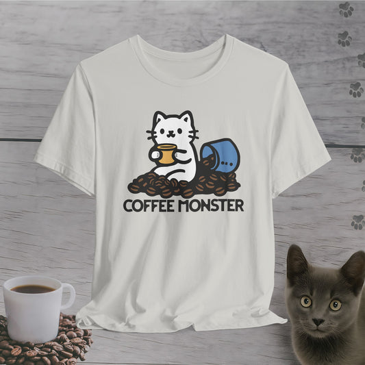 Cute Coffee Monster T-Shirt
