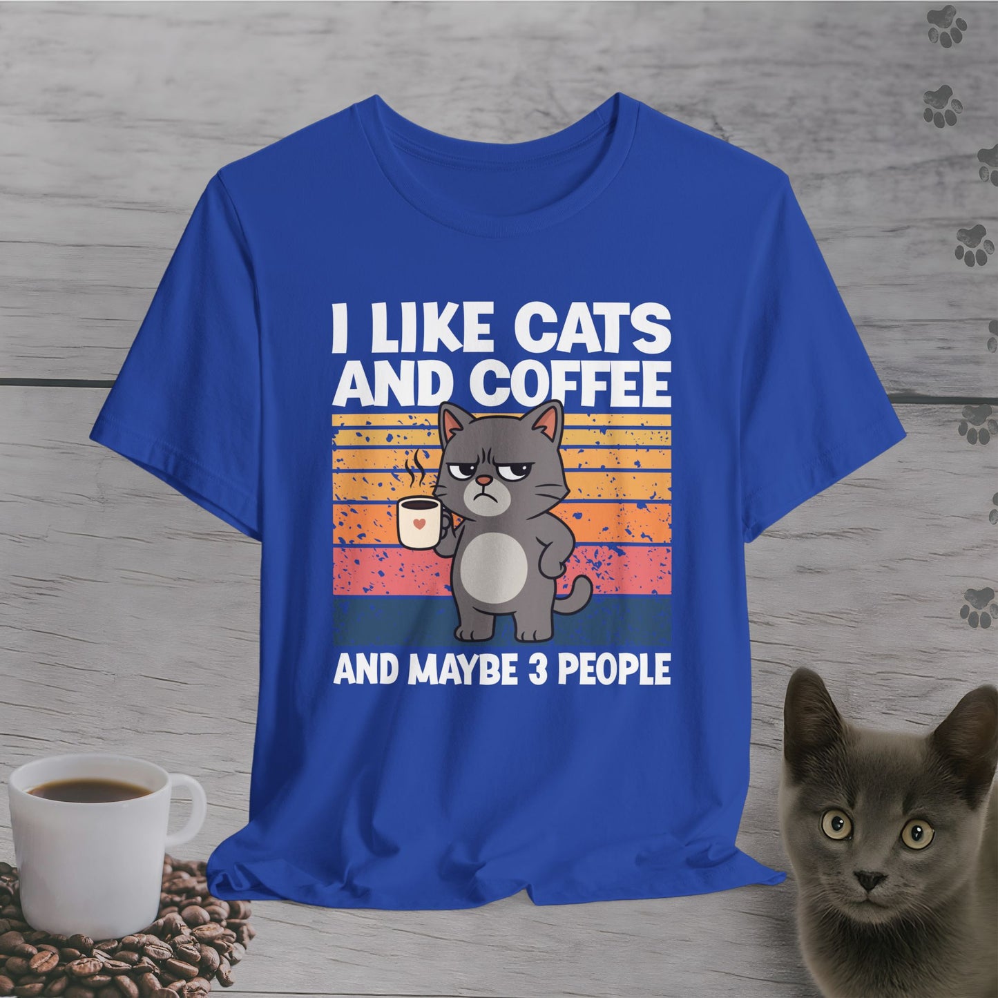 Maybe 3 People Cat T-Shirt
