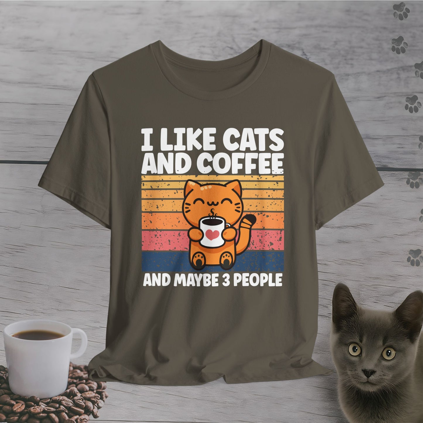 I Like Coffee and Maybe 3 People T-Shirt