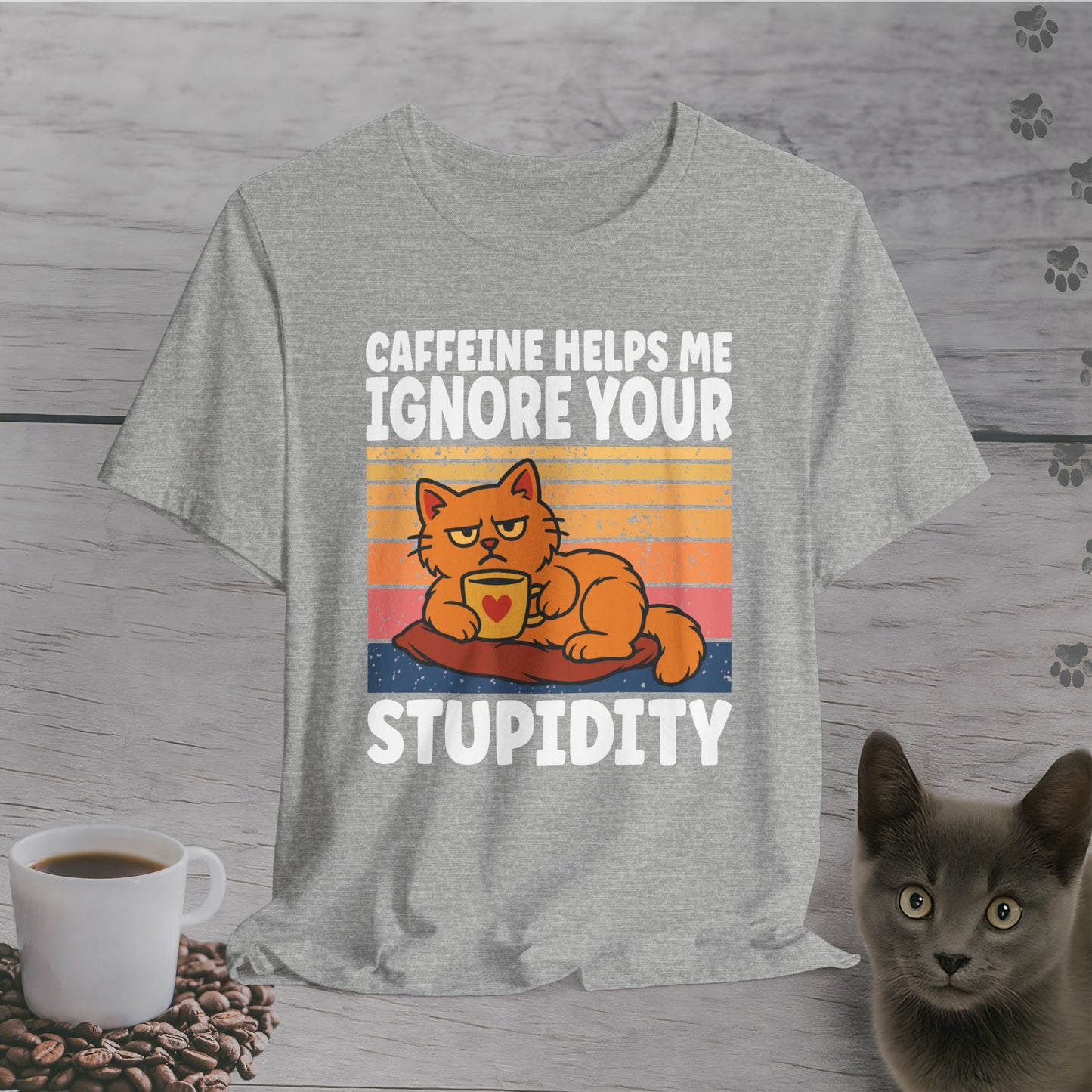 Sarcastic Judgment Cat T-Shirt